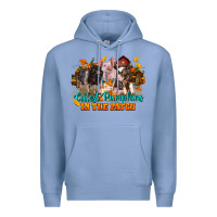 Colony Blue Fall Cutest Pumpkin In The Patch Pig Premium Hoodie - LillyAllenDesigns
