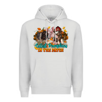 Dove Grey Fall Cutest Pumpkin In The Patch Pig Premium Hoodie - LillyAllenDesigns