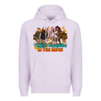 Lilac Fall Cutest Pumpkin In The Patch Pig Premium Hoodie - LillyAllenDesigns