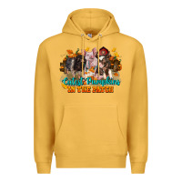 Mustard Fall Cutest Pumpkin In The Patch Pig Premium Hoodie - LillyAllenDesigns