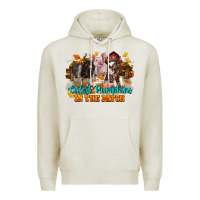 Oatmeal Heather Fall Cutest Pumpkin In The Patch Pig Premium Hoodie - LillyAllenDesigns
