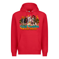 Red Fall Cutest Pumpkin In The Patch Pig Premium Hoodie - LillyAllenDesigns