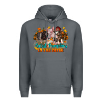 Rock Fall Cutest Pumpkin In The Patch Pig Premium Hoodie - LillyAllenDesigns