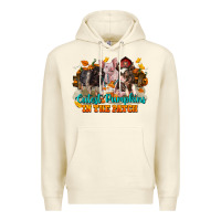 Sandshell Fall Cutest Pumpkin In The Patch Pig Premium Hoodie - LillyAllenDesigns