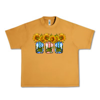 Peanut Butter american sunflower mason jar Urban Heavy Tee - HRA Design Shop