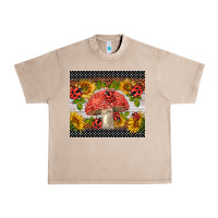 French Oak ladybug mushrooms Urban Heavy Tee - BarkalooDesign