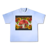 Grape Ice ladybug mushrooms Urban Heavy Tee - BarkalooDesign