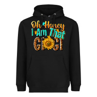 Black oh honey i am that gigi nca Heavyweight Hoodie - NancyCooperArtShop