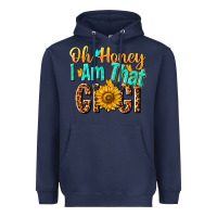 Navy oh honey i am that gigi nca Heavyweight Hoodie - NancyCooperArtShop