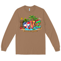 Toasted Coconut love dominican republic Long Sleeve Tee - AdoDesignShop