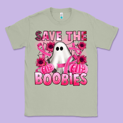Save The Boobies Classic Tee Designed By Artiststas