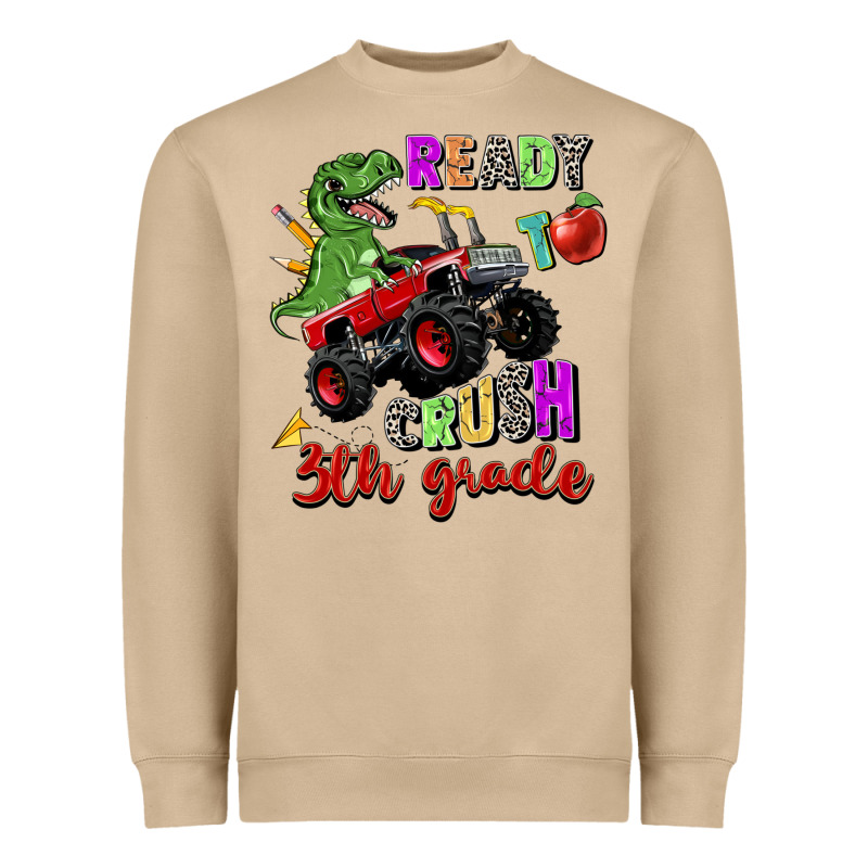 Ready To Crush 3th Grade Heavyweight Sweatshirt by Zillion Design Studio | Teevron
