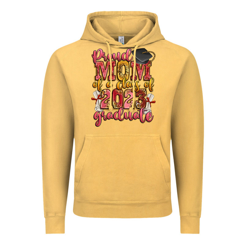 Proud Mom Of A Class Of 2023 Graduate Vintage Hoodie by Zillion Design Studio | Teevron