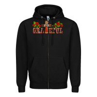 Black grateful guadalupe cross Zipper Hoodie - BarkalooDesign