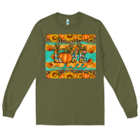 Army Green love fall Long Sleeve Tee - Artiststas