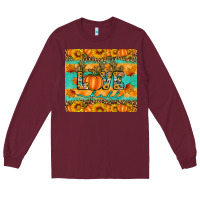 Burgundy love fall Long Sleeve Tee - Artiststas