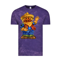 Cloud Purple scarecrow Vintage Tee - FaDigitalArtStudio