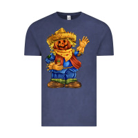 Vintage Denim scarecrow Vintage Tee - FaDigitalArtStudio