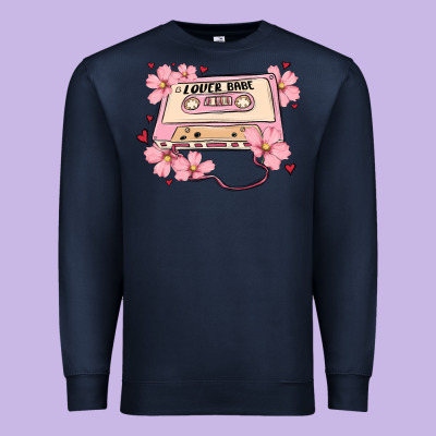 Lover Babe Valentines Day Premium Sweatshirt Designed By Maliassmallbusiness