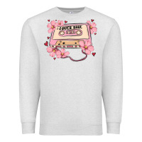 Oatmeal Heather lover babe valentines day Premium Sweatshirt - MaliasSmallBusiness