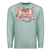 Seafoam lover babe valentines day Premium Sweatshirt - MaliasSmallBusiness