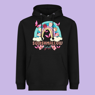 Squish Girl Heavyweight Hoodie Designed By Maliassmallbusiness