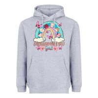 Heather Grey squish girl Heavyweight Hoodie - MaliasSmallBusiness