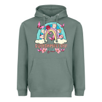 Sage squish girl Heavyweight Hoodie - MaliasSmallBusiness