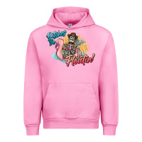 Fuchsia Pink Bitches be floatin' skeleton summer Urban Hoodie - NancyCooperArtShop