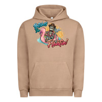 Pigment Burro Bitches be floatin' skeleton summer Urban Hoodie - NancyCooperArtShop