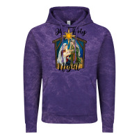 Cloud Purple oh holy night holy family Vintage Hoodie - RanaPortraitStore