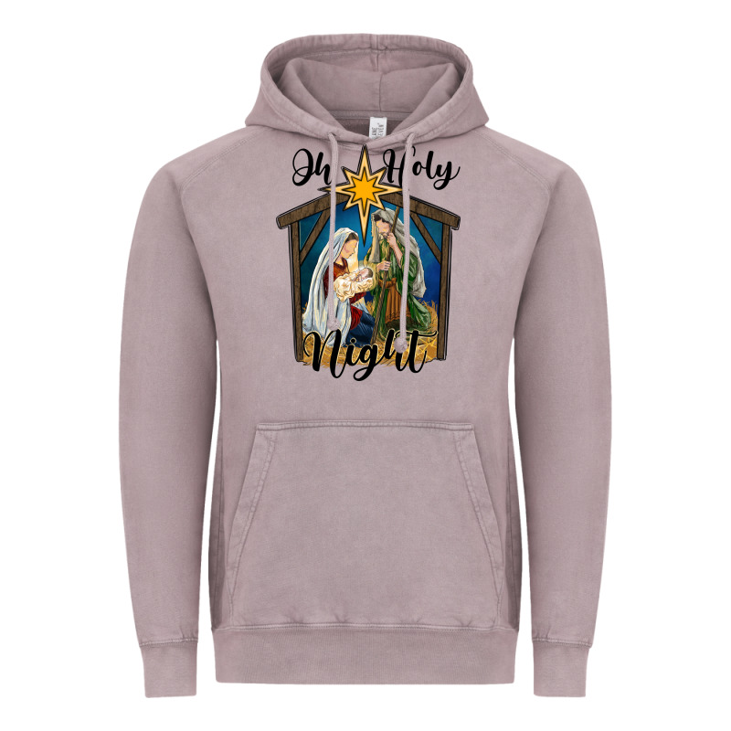 Oh Holy Night Holy Family Vintage Hoodie by RanaPortraitStore | Teevron