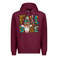 Burgundy Fall Babe Baby Calf Premium Hoodie - LillyAllenDesigns