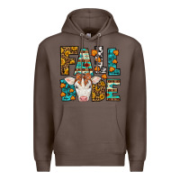 Coffee Fall Babe Baby Calf Premium Hoodie - LillyAllenDesigns