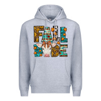 Heather Grey Fall Babe Baby Calf Premium Hoodie - LillyAllenDesigns