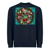 Navy sugar skulls tumbler 3 Heavyweight Sweatshirt - CTS Tumbler Store