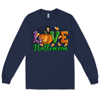 Navy love halloween Long Sleeve Tee - Artiststas