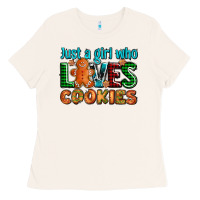 Just A Girl Who Loves Cookies Ladies Tee | Teevron