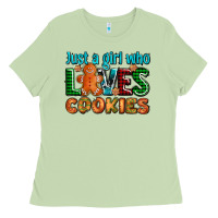 Matcha just a girl who loves cookies Ladies Tee - AdoDesignShop