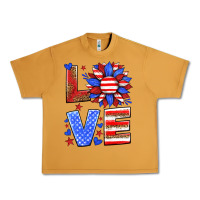 Peanut Butter love america sunflower Urban Heavy Tee - HRA Design Shop