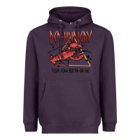 Plum def hungry pour dome butter on me Heavyweight Hoodie - MaliasSmallBusiness