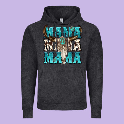 Mama Mama Mama Vintage Hoodie Designed By Texasbilliewilder