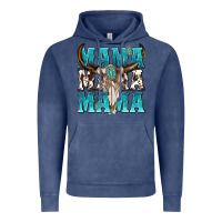 Vintage Denim mama mama mama Vintage Hoodie - texasbilliewilder