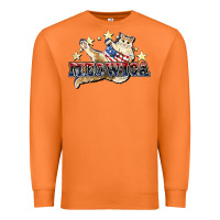 Carrot meowica cat Premium Sweatshirt - NancyCooperArtShop