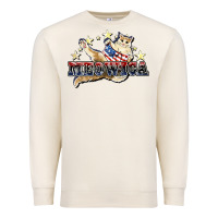 Sandshell meowica cat Premium Sweatshirt - NancyCooperArtShop