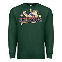 Sports Green meowica cat Premium Sweatshirt - NancyCooperArtShop