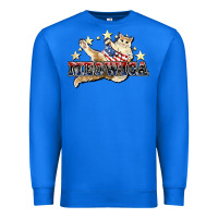 True Royal meowica cat Premium Sweatshirt - NancyCooperArtShop