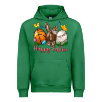 Emerald Happy Easter sports with butterfly Urban Hoodie - NancyCooperArtShop