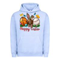 Pigment Grape Ice Happy Easter sports with butterfly Urban Hoodie - NancyCooperArtShop