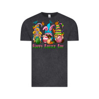 Vintage Black Happy Easter Day gnomies Vintage Tee - Neo Western